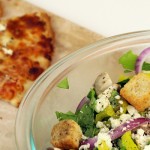 Gluten Free Pizza + Italian Inspired Salad
