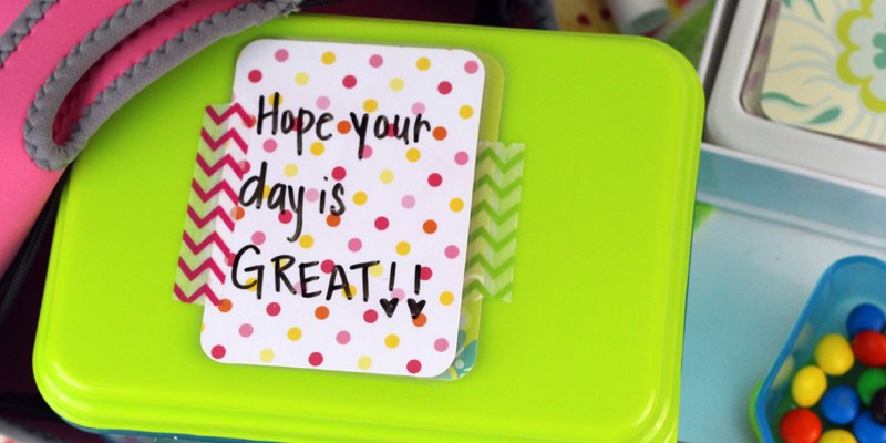 Make Your Own Reusable Lunchbox Love Notes