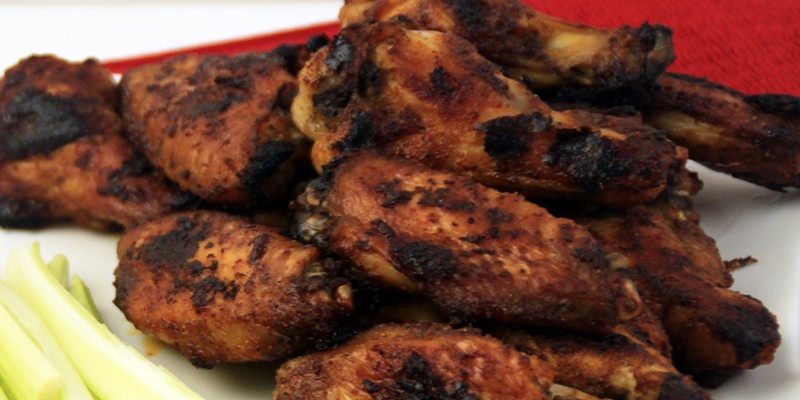 Roasted Buffalo Wings with Sweet N' Spicy Dry Rub