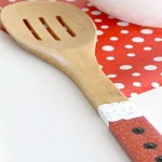 Painted Christmas Wooden Spoons