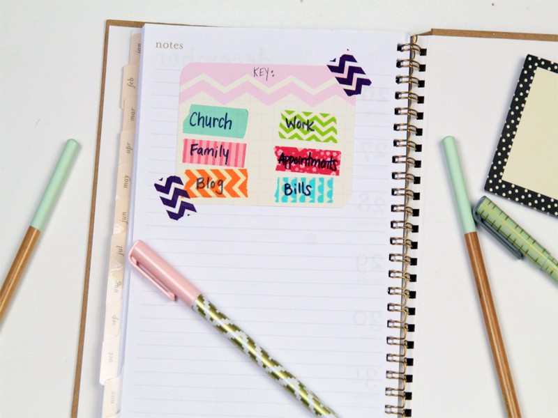 How to Use Washi Tape and More to Organize Your Planner 3