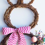 Easter Bunny Grapevine Wreath + {The Creative Corner 3.6.16}