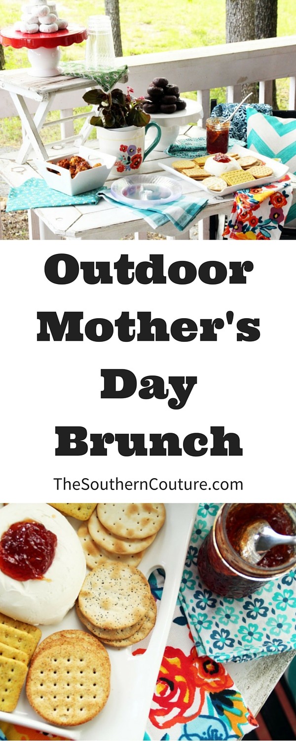 Celebrate Mom this year with a gorgeous outdoor Mother's Day brunch. Add some "fine china" and gorgeous linens for the perfect place setting.
