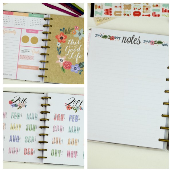 Tips for Back to School Planner Organization Collage 