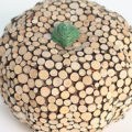 DIY Wood Slice Pumpkins