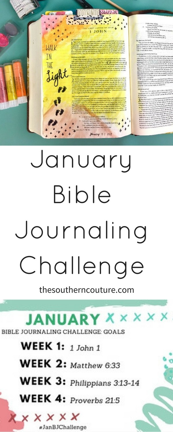 Start the year off right by making your time in the Word a priority with Bible study and Bible journaling. Take this January Bible journaling challenge now.