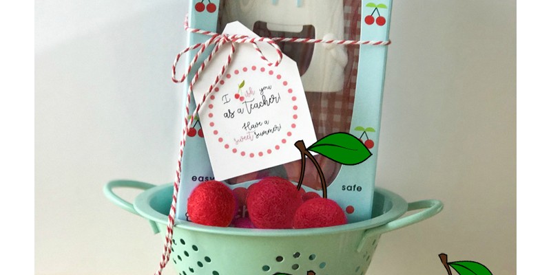 End of Year Teacher Gift Idea with a Cherry Theme