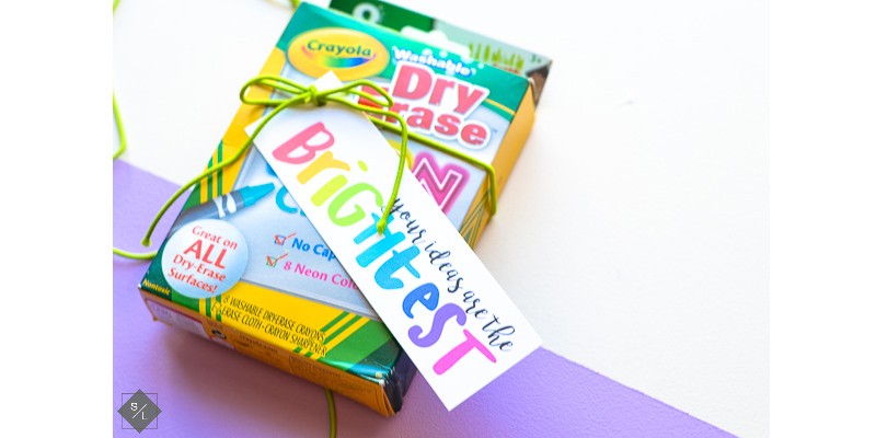 Back to School Gift Idea with Printable Gift Tag