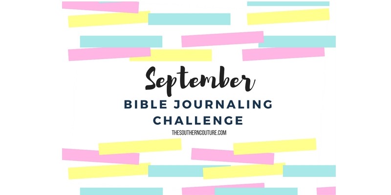 September Bible Journaling Challenge Plus Free Printable