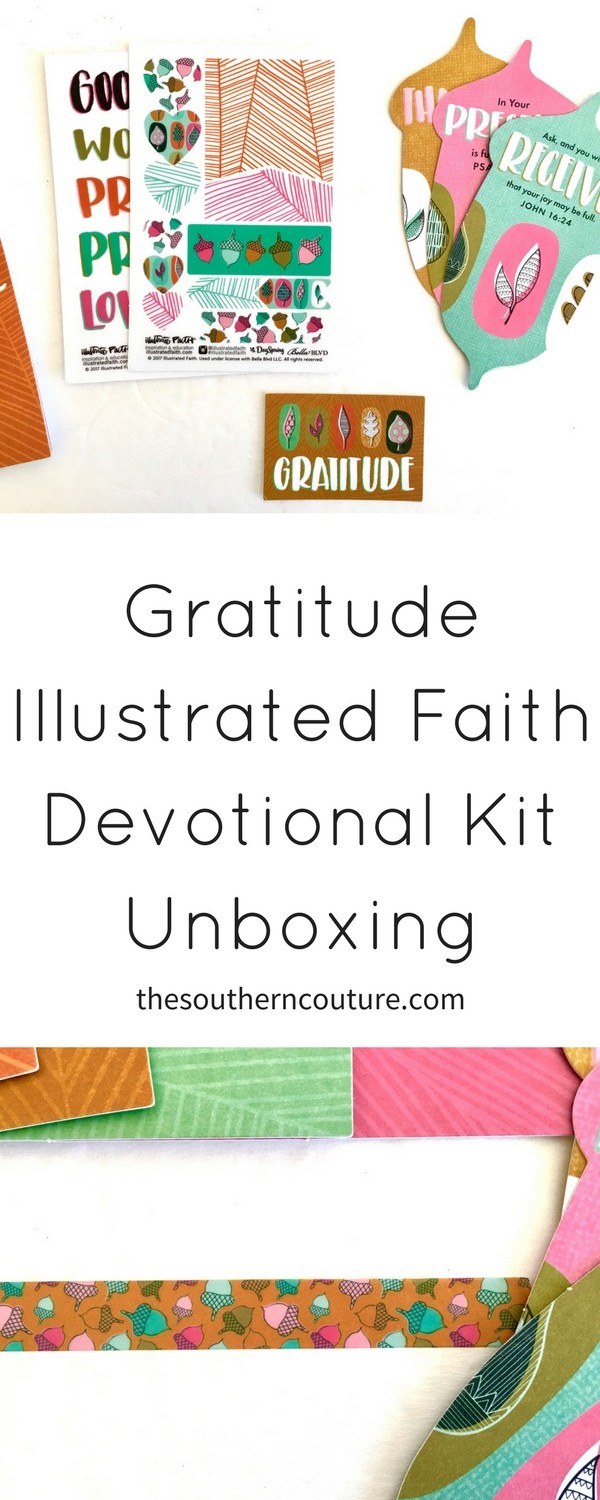 Come check out the newest Illustrated Faith devotional kit Gratitude for November as we express our thanks to Christ during this special month.