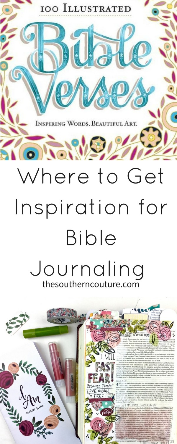 Once you discover journaling and you want to dive in, the next part is finding where to get inspiration for Bible journaling. Today we are going to explore ways to gain ideas for our next entries as Part 3 of "All About the Bible Journaling" Series. 