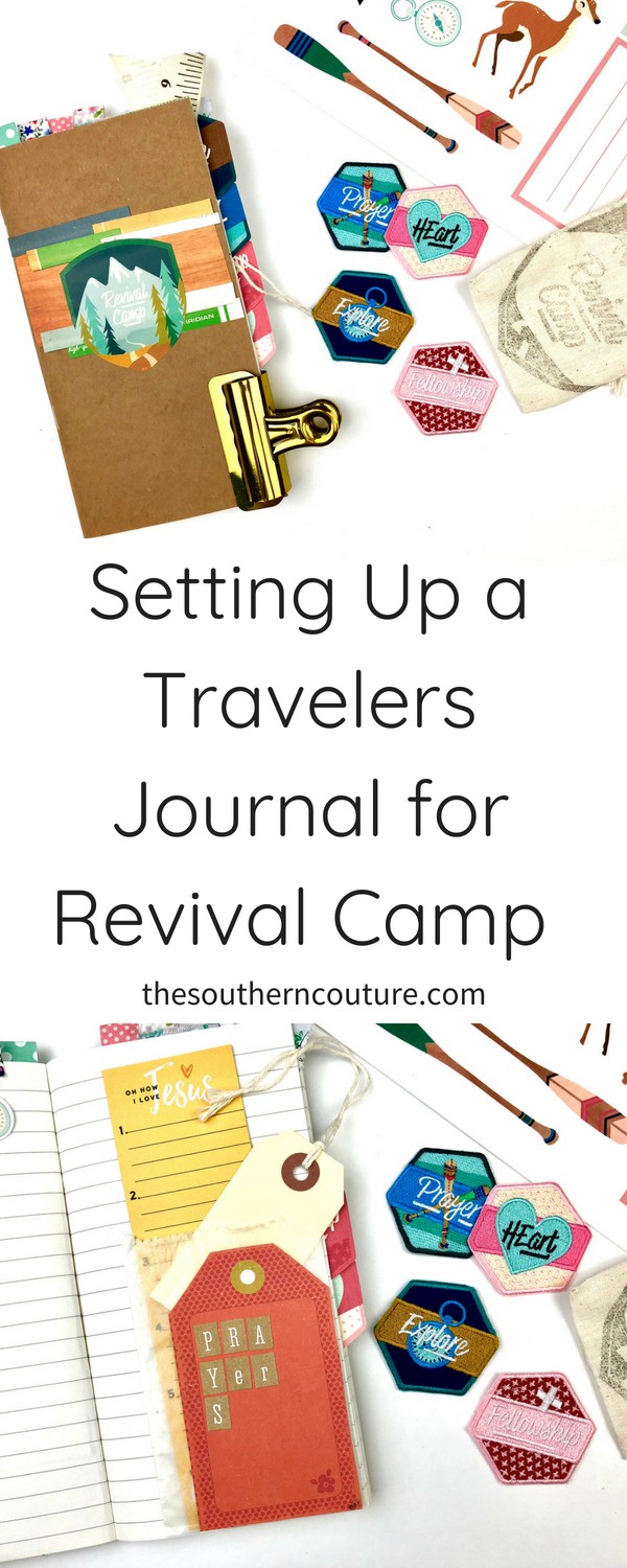 Summer means it is time for camp but not just any camp. I can't wait to show you how I'm setting up a travelers journal for Revival Camp this year. 