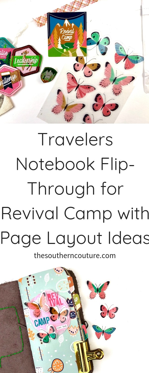 Check out this travelers notebook flip-through for Revival Camp kit 3 from Illustrated Faith. I'm showing how I set up each page with different papers, washi tape, stickers, stamping, and more. 