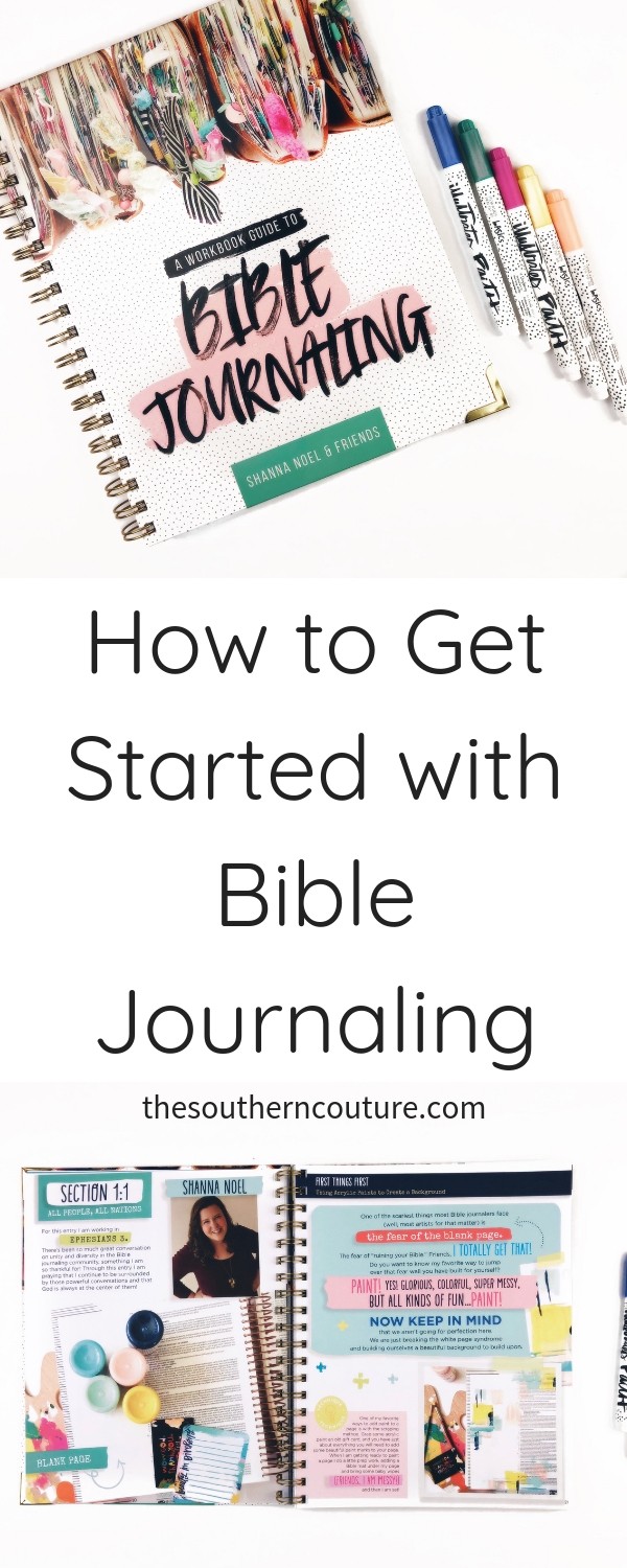 Check out this Workbook Guide to Bible Journaling for all skill levels that takes you from the basics of where it all begins to learning new techniques that you can use in your Bible or journal today. 