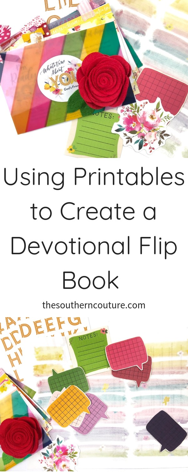 As we continue with the 2nd What's True About You devotional kit from DaySpring, I'm showing how using printables to create a devotional flip book is a great way to stay organized and work through the kit. 