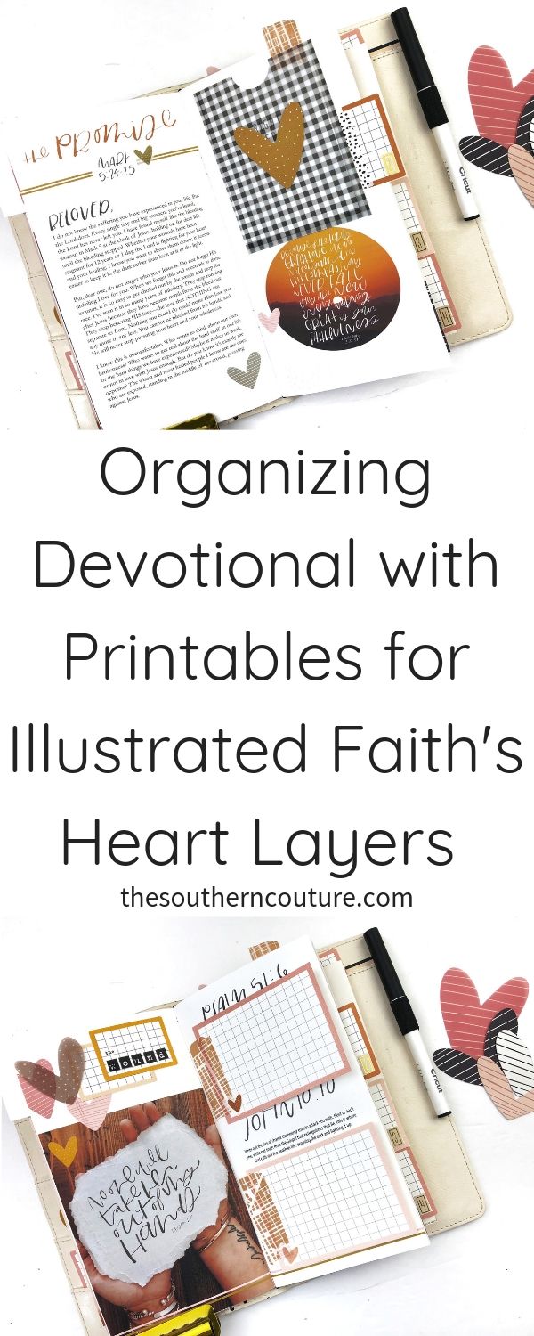 Let's get ready for this next month with organizing devotional with printables for Illustrated Faith's Heart Layers devotional kit. Join me as we together let the Lord heal our hearts during this season. 