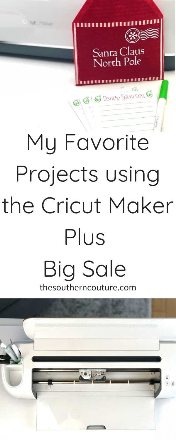Today I'm sharing my favorite projects using the Cricut Maker plus BIG sale on Cricut Maker bundles are now available while supplies last. Use the coupon code to save on Christmas gifts for yourself or a fellow crafter. 