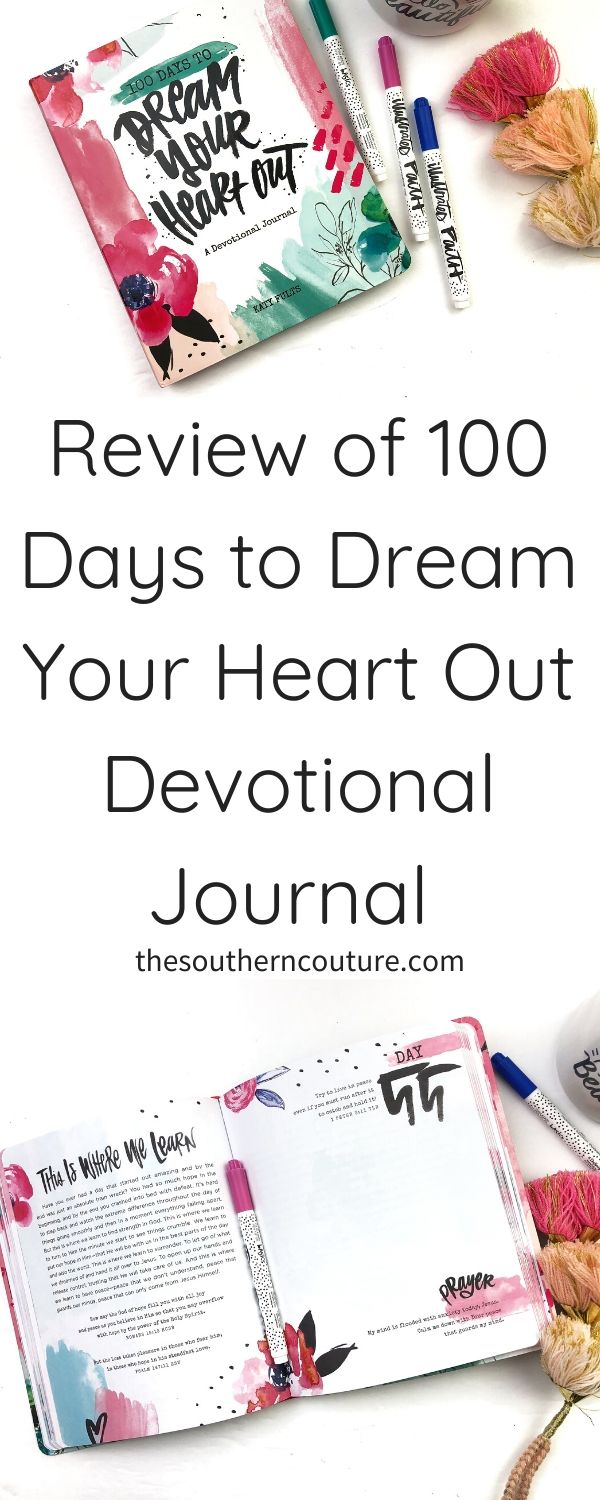 Let's focus on the big dreams God has placed within our hearts with KatyGirlDesigns new book. Check out my review of 100 Days to Dream Your Heart Out Devotional Journal to see all the details. 