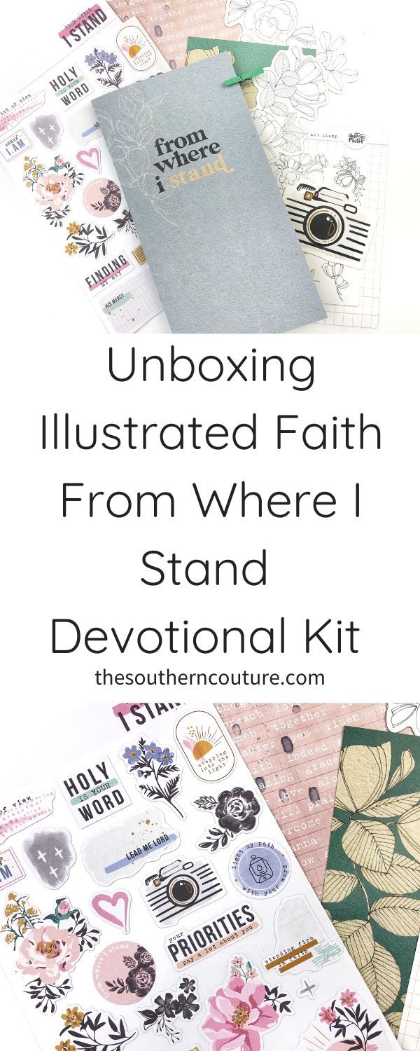 Come along for unboxing Illustrated Faith From Where I Stand devotional kit as we study the cross of Easter and different perspectives and views. 