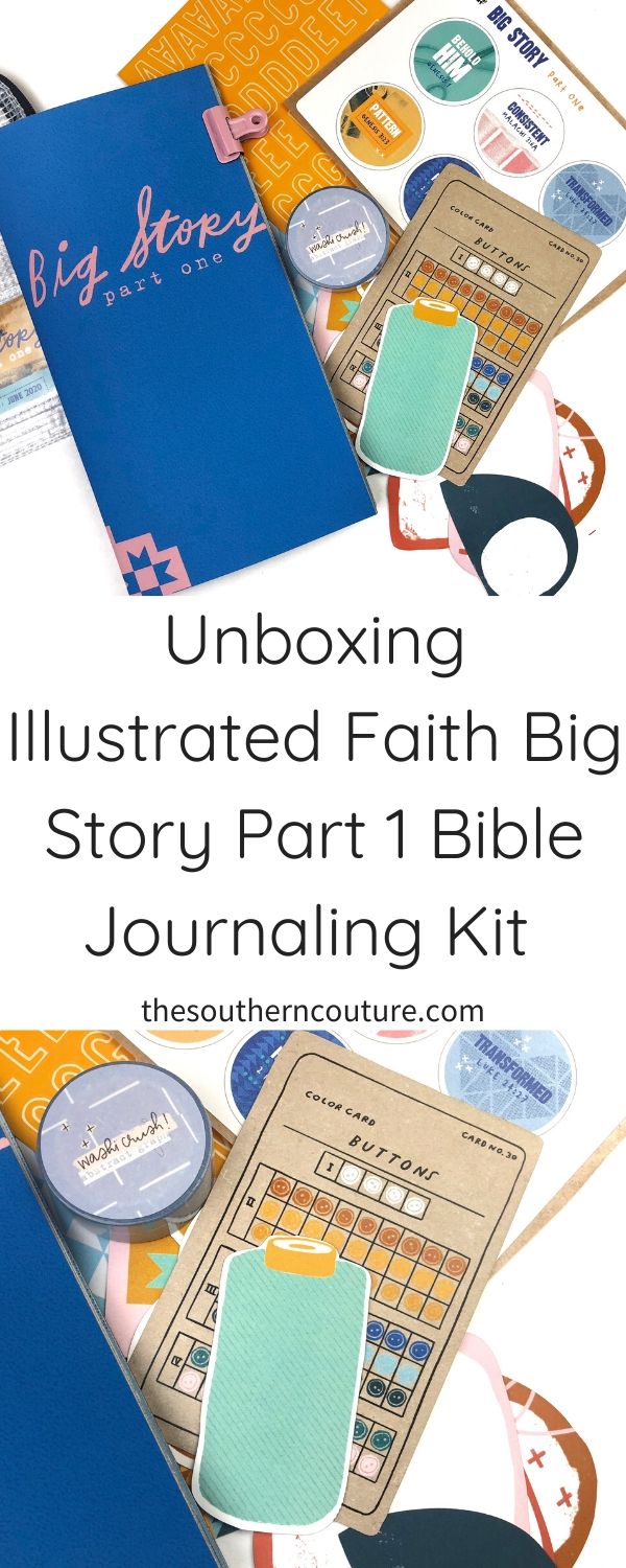 Today I am unboxing Illustrated Faith Big Story Part 1 Bible journaling kit for this year's Revival Camp study.
