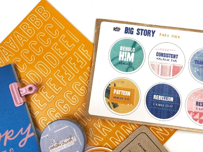 Unboxing Illustrated Faith Big Story Part 1 Bible Journaling Kit