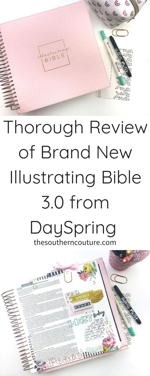 I am so excited to bring y'all this thorough review of brand new Illustrating Bible 3.0 from DaySpring that is now available!