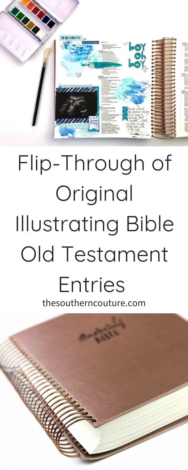 Today I am sharing a flip-through of original Illustrating Bible Old Testament entries in hopes that you are encouraged and inspired to start journaling in the Word today too. 