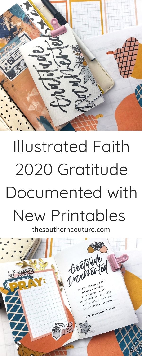 I am sharing my set-up for Illustrated Faith 2020 Gratitude Documented with new printables that I also just listed in my Etsy shop to help me get organized this year. 