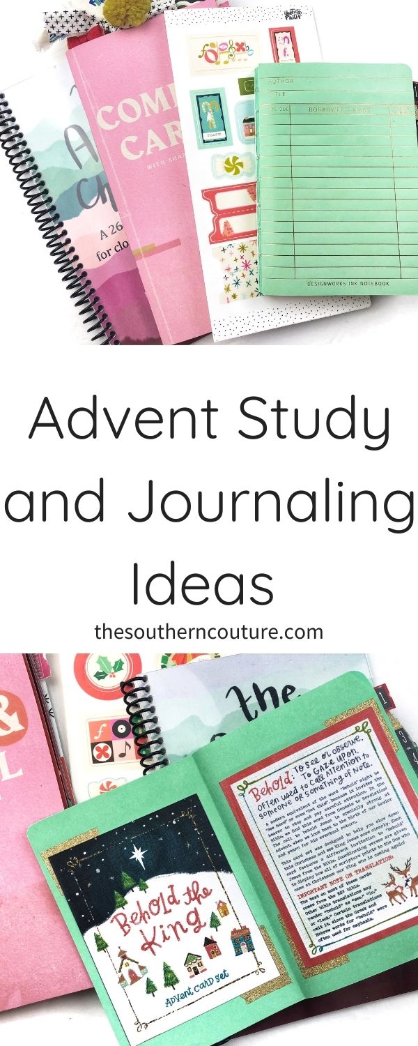 I want everyone to feel encouraged to jump into Advent this season so I am sharing several Advent study and journaling ideas to give everyone an option for their preference. 