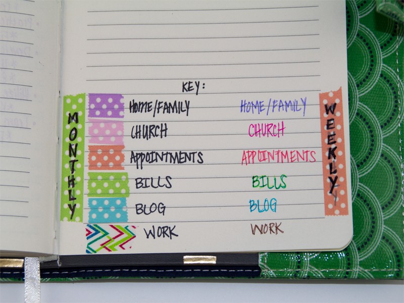 Planner Washi Tape - Weekly Planner
