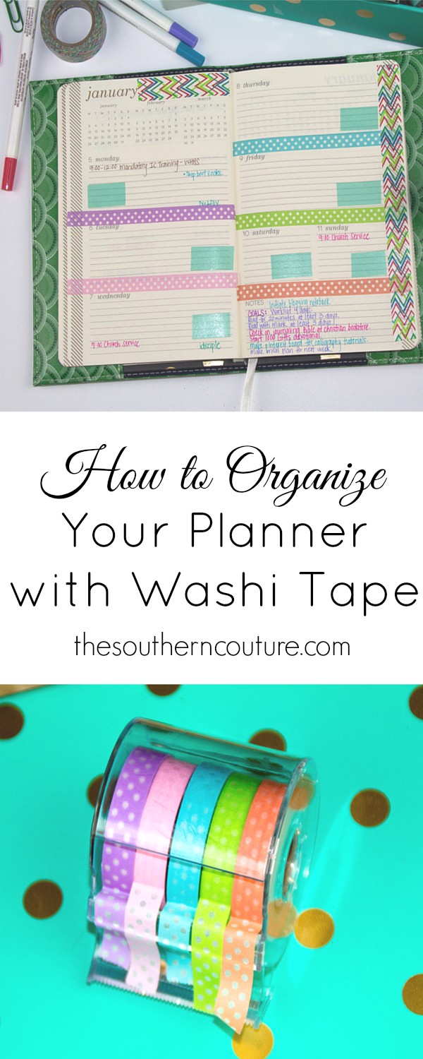 How to decorate your planner with only Washi Tape – MelHasPlans