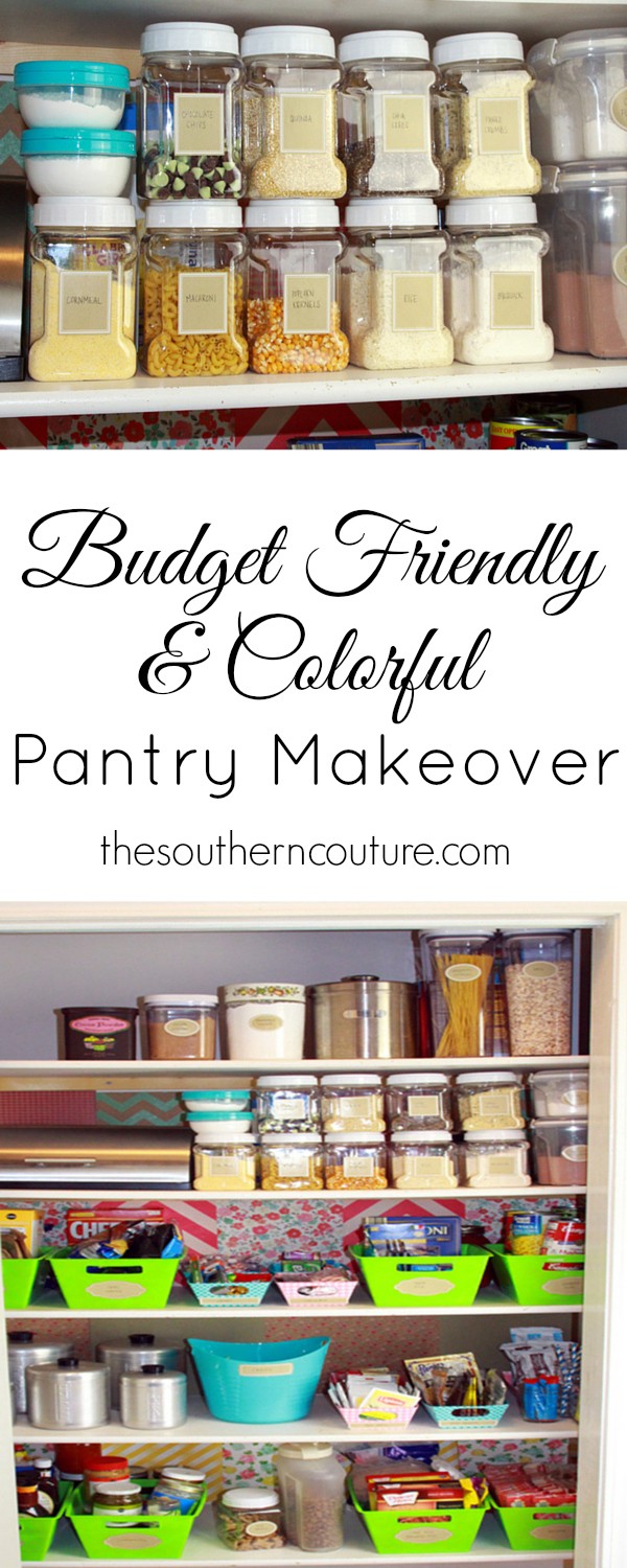 Pantry Organization Ideas from Our Colorful New Pantry