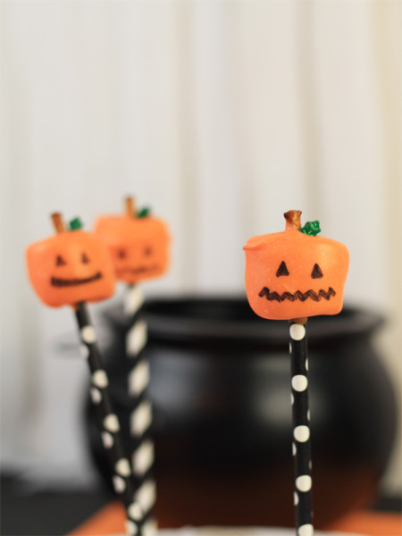 Pumpkin Marshmallow Pops - Southern Couture