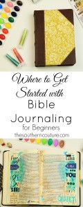 Get Started With Bible Journaling