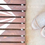 DIY Wood Slat Door Mat + {The Creative Corner 2.21.16}