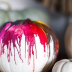 Decorating Pumpkins by Melting Crayons