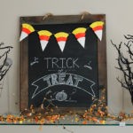 Make a Candy Corn Banner using Cupcake Liners for Halloween