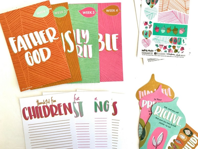 Unboxing of the Newest Illustrated Faith Devotional Kit Gratitude