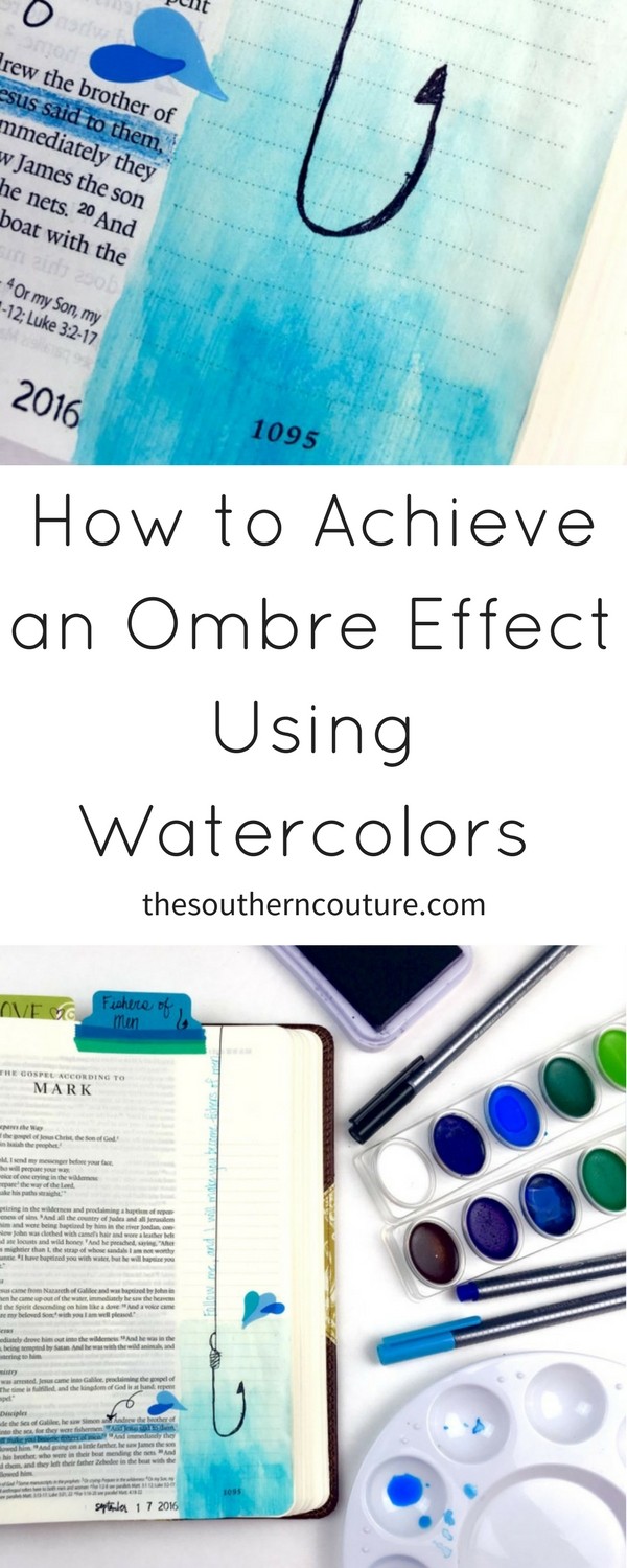 If we do not have professional artistic training, then many times we become intimidated to try new art mediums. Learn how to achieve an ombre effect using watercolors and be proud of yourself because you are an artist. 