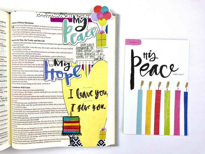 Round-Up of Bible Journaling Entries using Less Hustle More Jesus Devotional Kit 