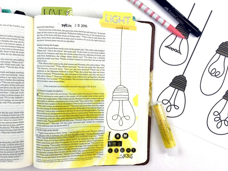 My Favorite Hack for the Not-So-Artistic Bible Journaler