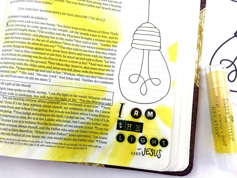 My Favorite Hack for the Not-So-Artistic Bible Journaler