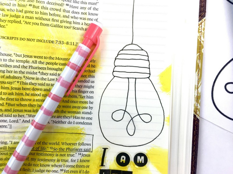 My Favorite Hack for the Not-So-Artistic Bible Journaler