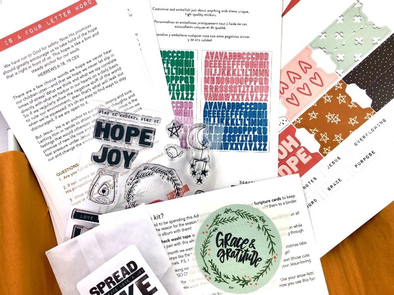 Celebrate Advent with the Second Grace and Gratitude Kit