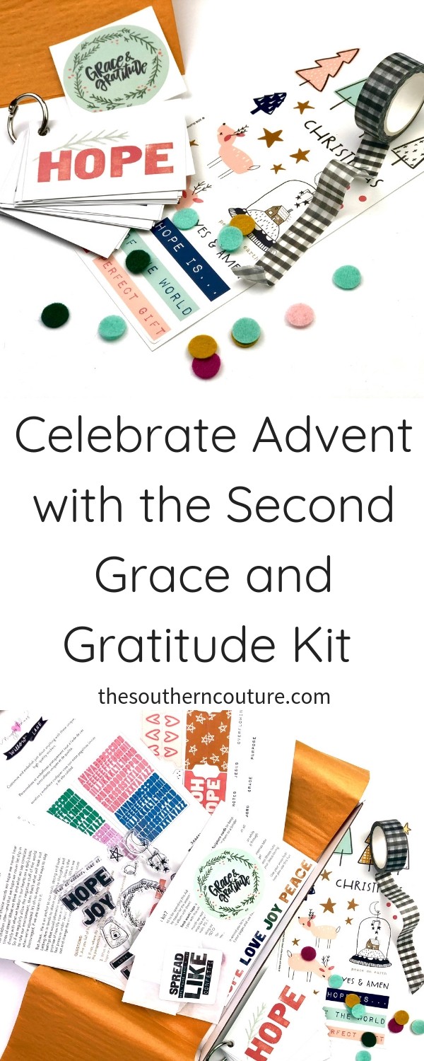 This season is the time to focus on the ultimate gift toward us. Let's celebrate Advent with the second Grace and Gratitude kit. 