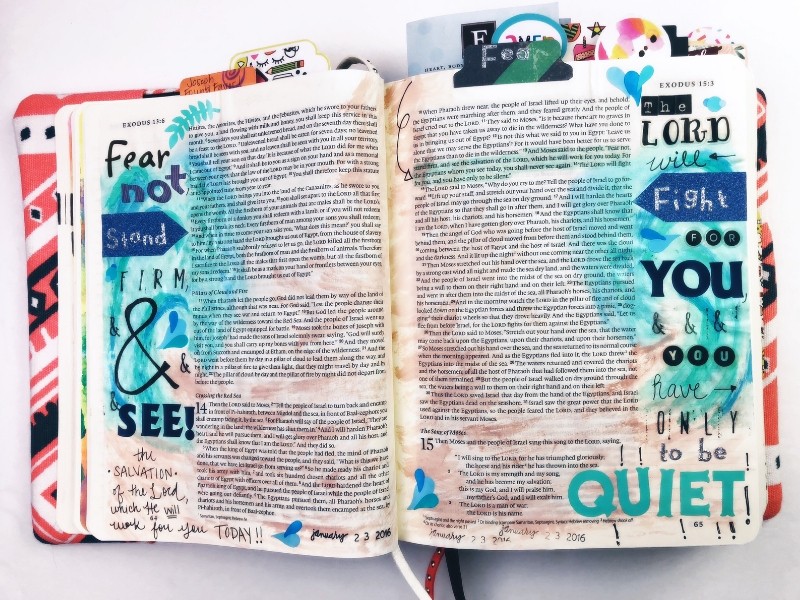 A Walk Down Bible Journaling Memory Lane with Bible Flip-Through Video