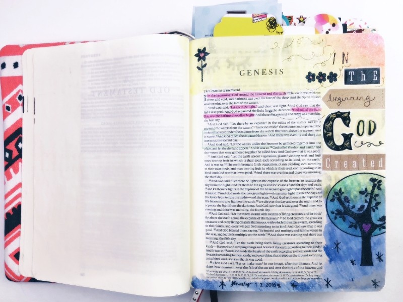 A Walk Down Bible Journaling Memory Lane with Bible Flip-Through Video