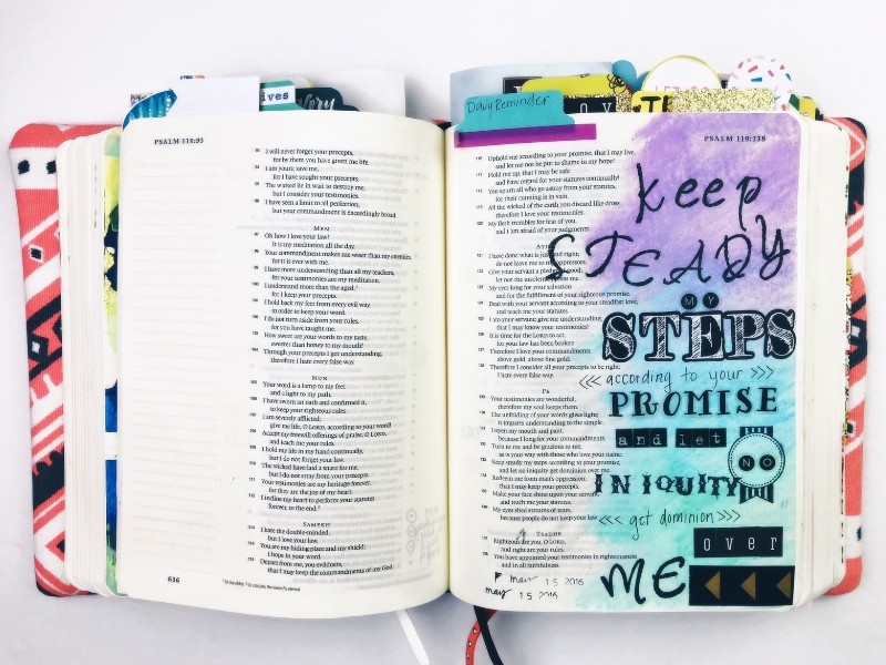 A Walk Down Bible Journaling Memory Lane with Bible Flip-Through Video