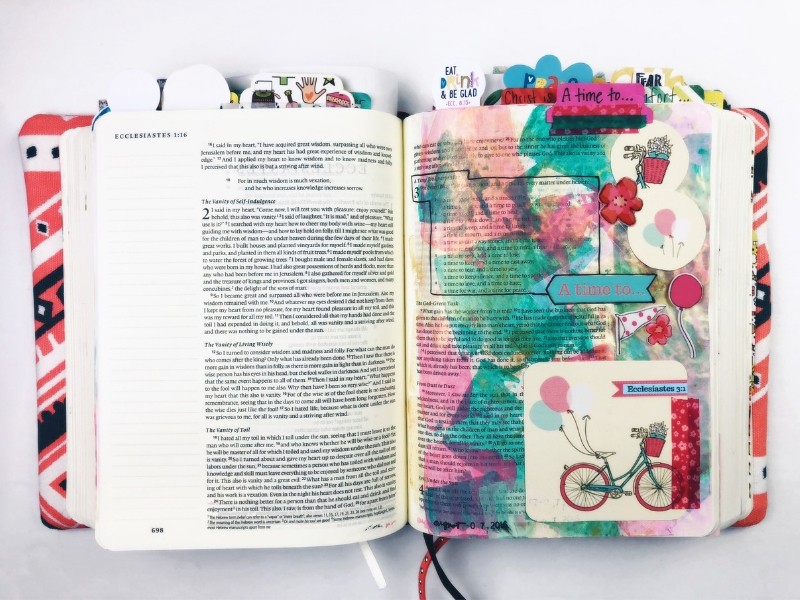 A Walk Down Bible Journaling Memory Lane with Bible Flip-Through Video