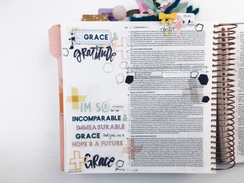 A Walk Down Bible Journaling Memory Lane with Bible Flip-Through Video